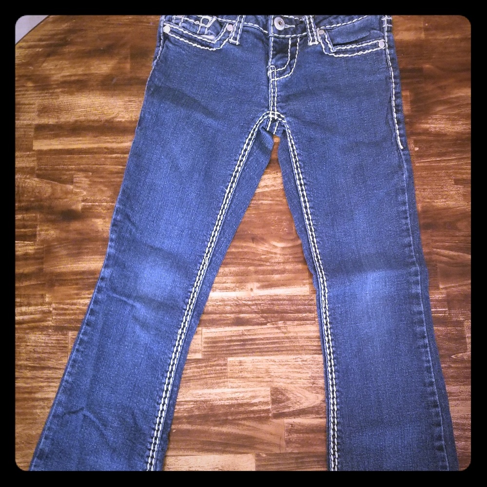 Blue Asphalt Skinny Jeans